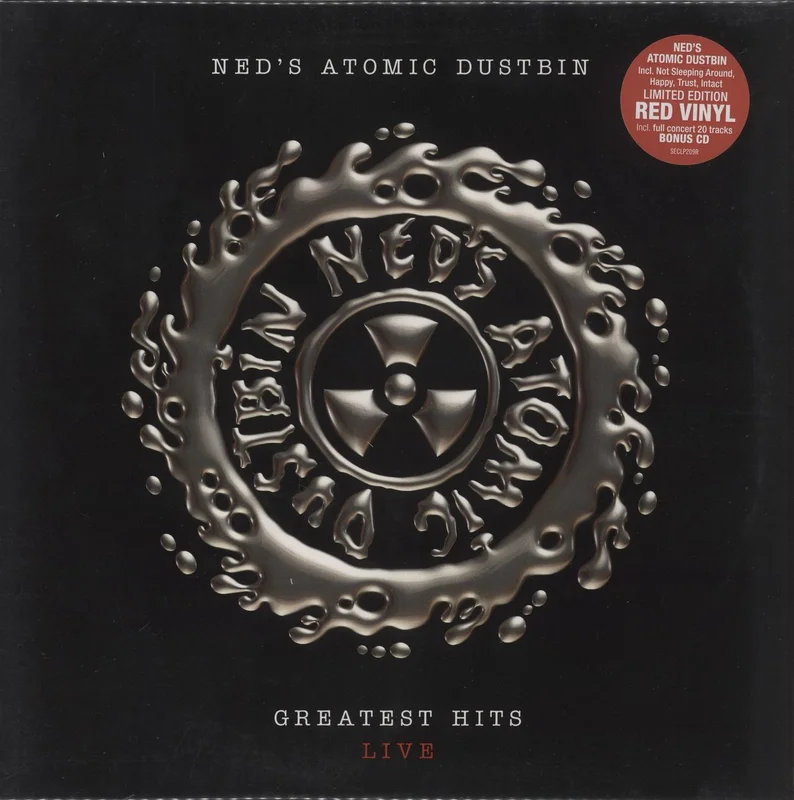 Ned's Atomic Dustbin Greatest Hits Live - Red Vinyl + Bonus CD - Sealed UK Vinyl LP