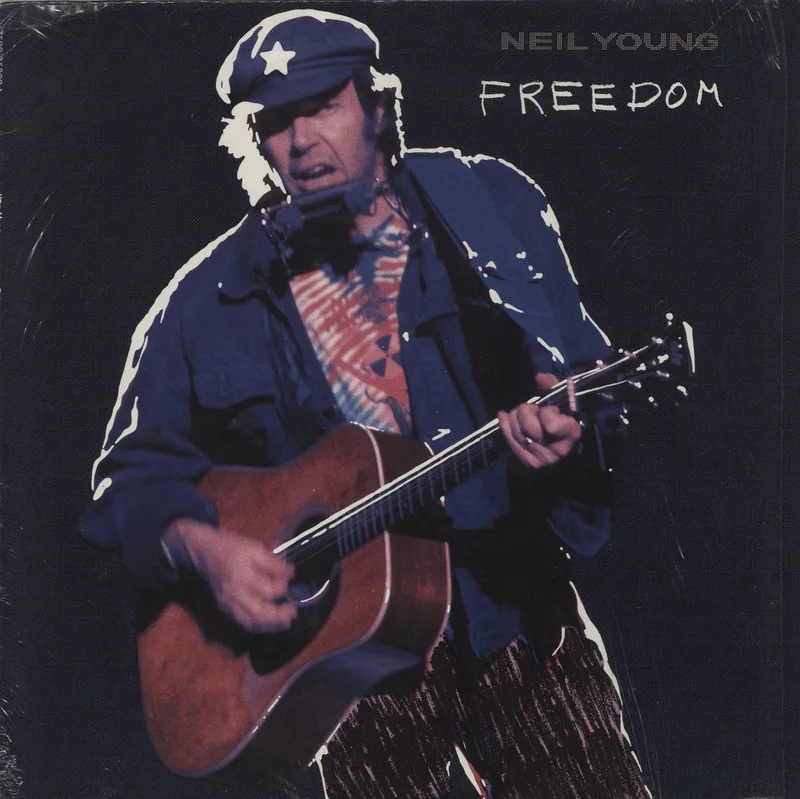 Neil Young Freedom - Shrink UK Vinyl LP