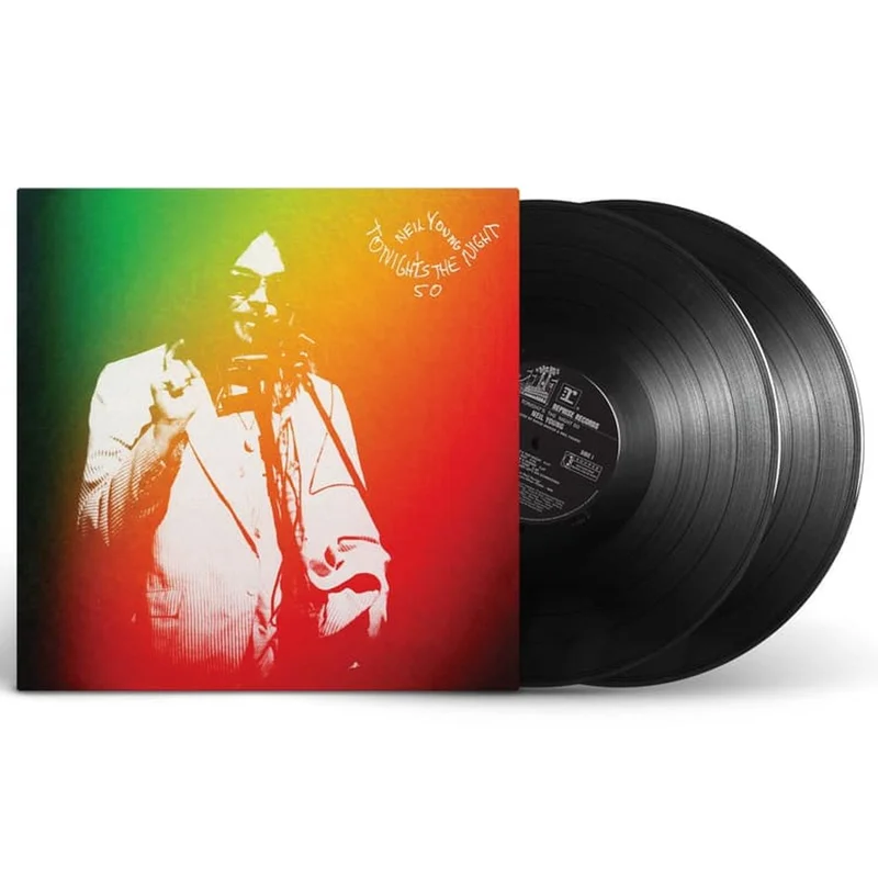 Neil Young Tonight's the Night - 50th Anniversary Deluxe Edition - Black Vinyl - Sealed UK 2-LP vinyl set