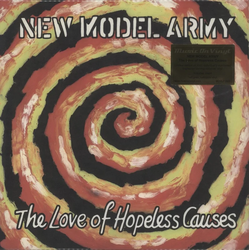 New Model Army The Love Of Hopeless Causes - 180 Gram Flaming Vinyl UK Vinyl LP