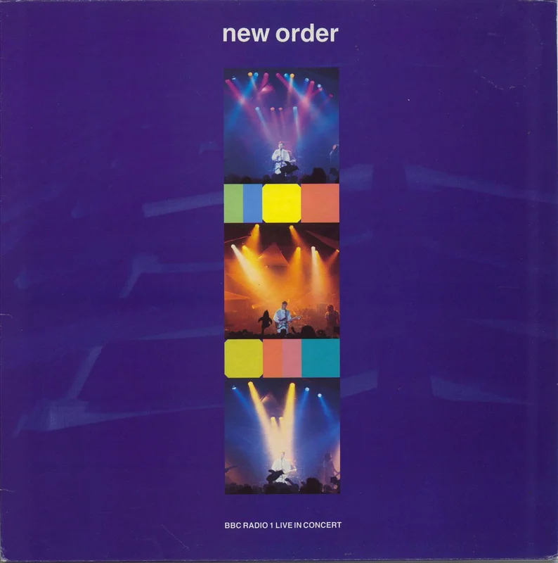 New Order BBC Radio 1 Live In Concert UK Vinyl LP