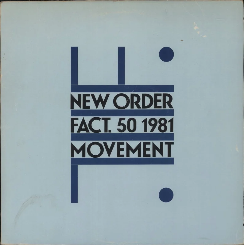 New Order Movement Italian Vinyl LP