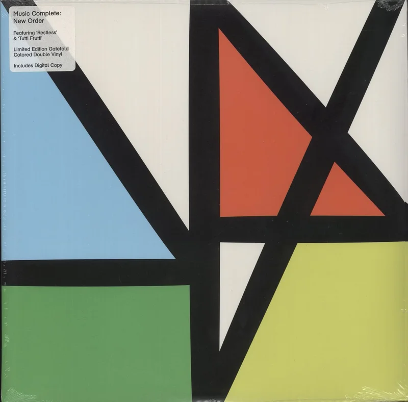 New Order Music Complete - Clear Vinyl - Sealed US 2-LP vinyl set