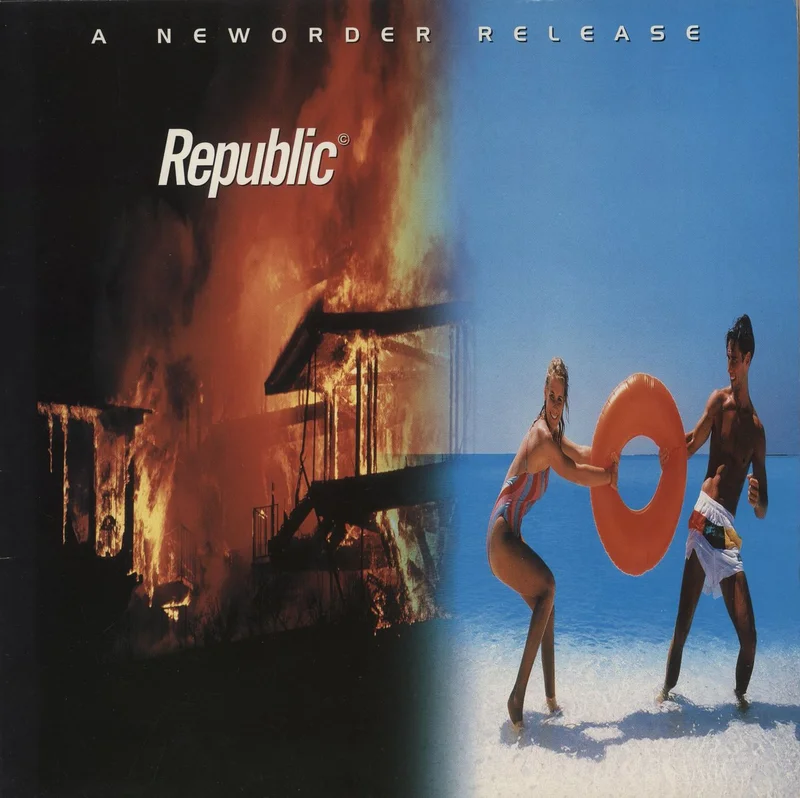 New Order Republic - 1st - VG UK Vinyl LP