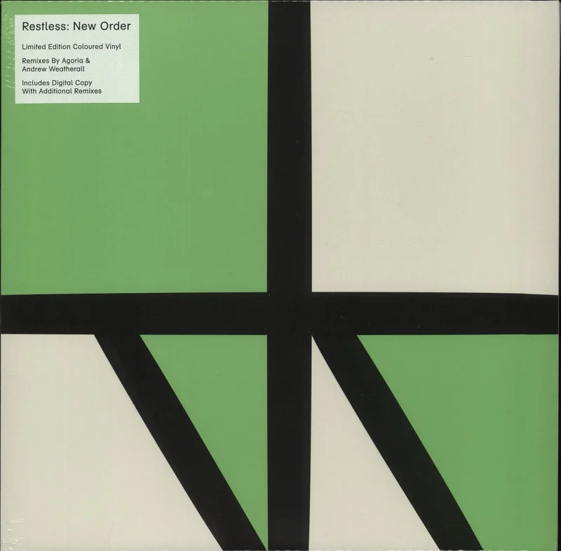 New Order Restless - Green Vinyl - Sealed UK 12" vinyl