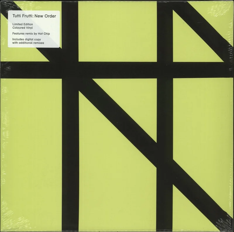 New Order Tutti Frutti - Yellow Vinyl - Sealed UK 12" vinyl