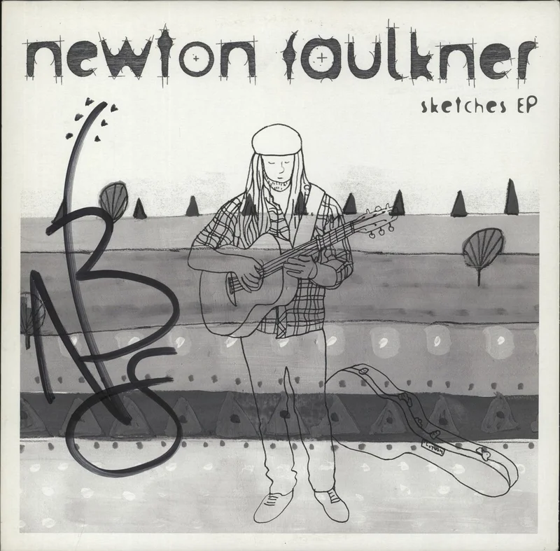 Newton Faulkner Sketches EP - RSD12 - Autographed UK 10" vinyl