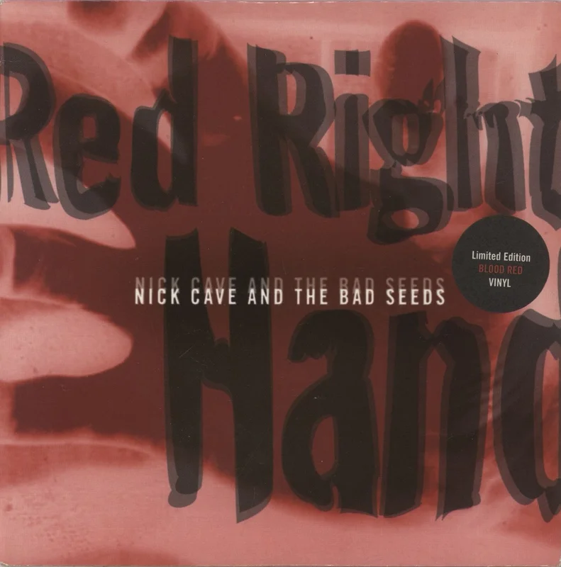 Nick Cave Red Right Hand - Red Vinyl UK 7" vinyl