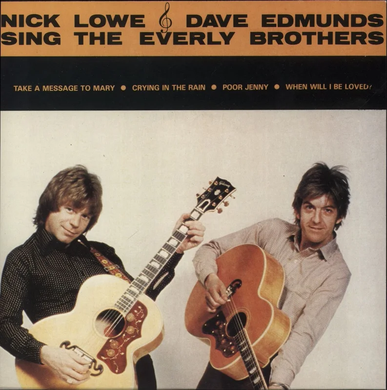 Nick Lowe Nick Lowe & Dave Edmunds Sing The Everly Brothers UK 7" vinyl