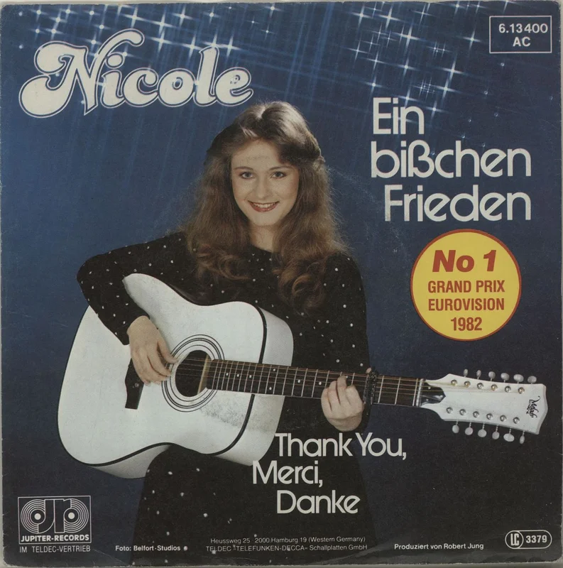 Nicole (DE) Ein Bichen Frieden German 7" vinyl
