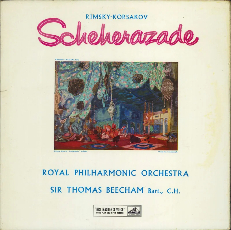 Nikolai Rimsky-Korsakov Scheherazade - 2nd UK Vinyl LP