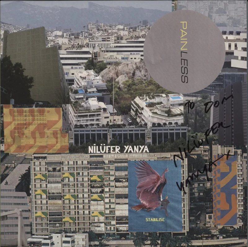 Nilufer Yanya Painless - Blue Cloudy Vinyl - Autographed US Vinyl LP
