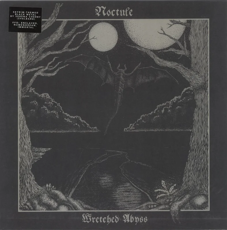 Noctule Wretched Abyss - Blue Moon With Black Splatter Vinyl UK Vinyl LP