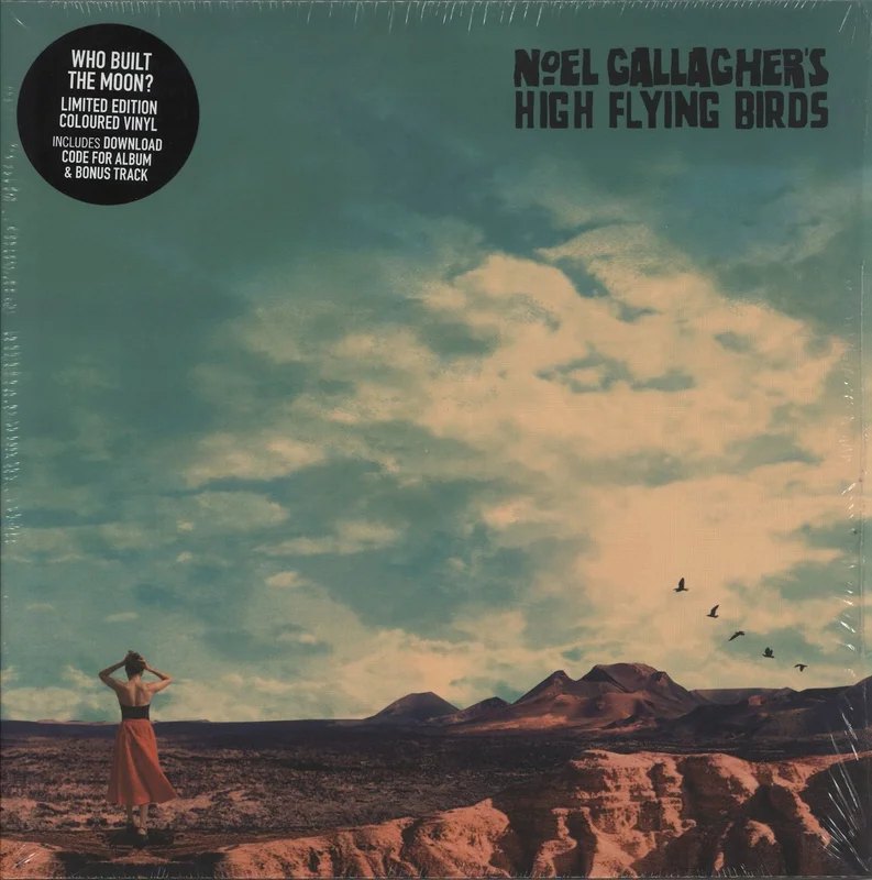 Noel Gallagher Who Built The Moon? - White Vinyl UK Vinyl LP