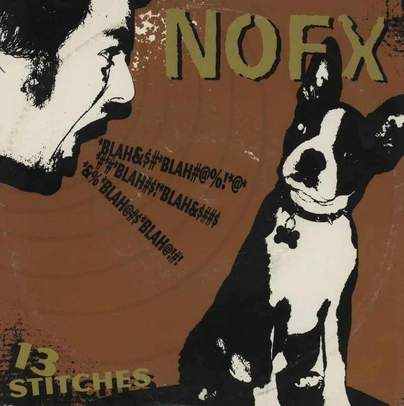 NoFX 13 Stitches - Yellow Vinyl US 7" vinyl