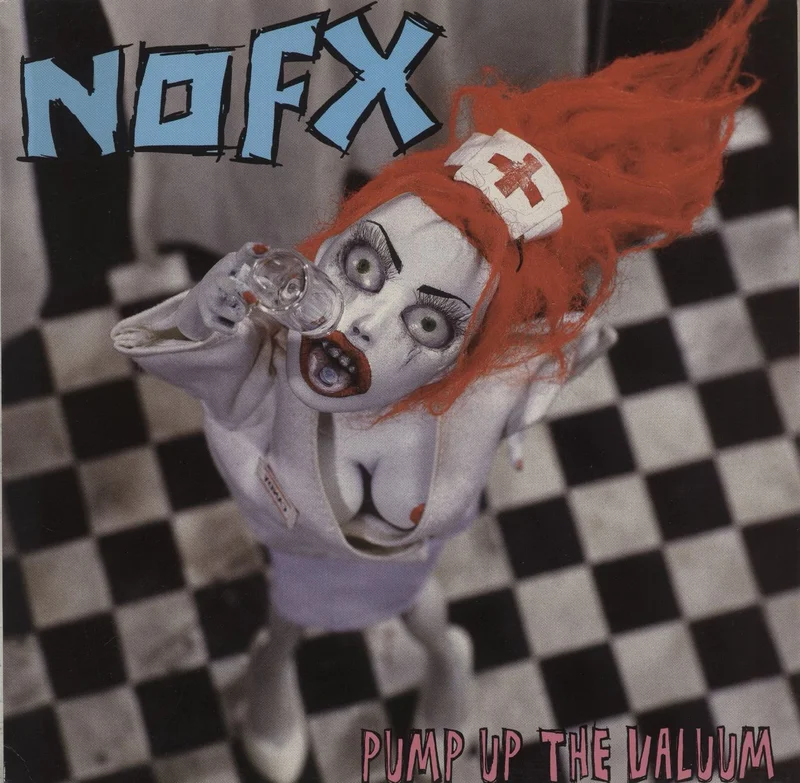 NoFX Pump Up The Valuum - Cyan Vinyl UK Vinyl LP