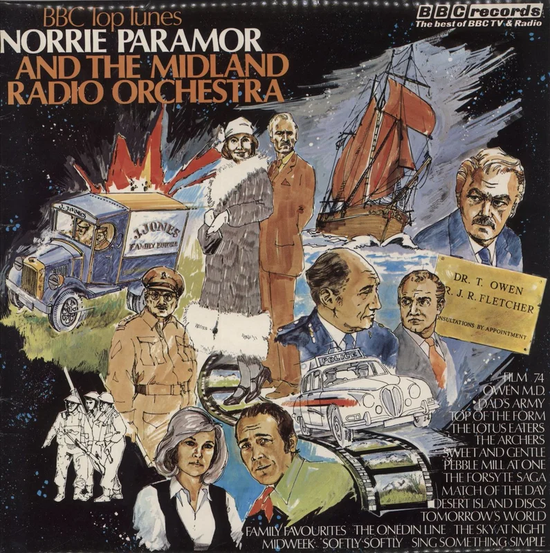 Norrie Paramor BBC Top Tunes UK Vinyl LP