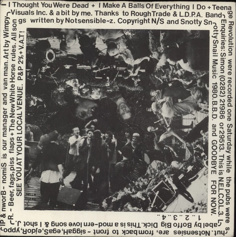 Notsensibles I Thought You Were Dead - EX UK 7" vinyl