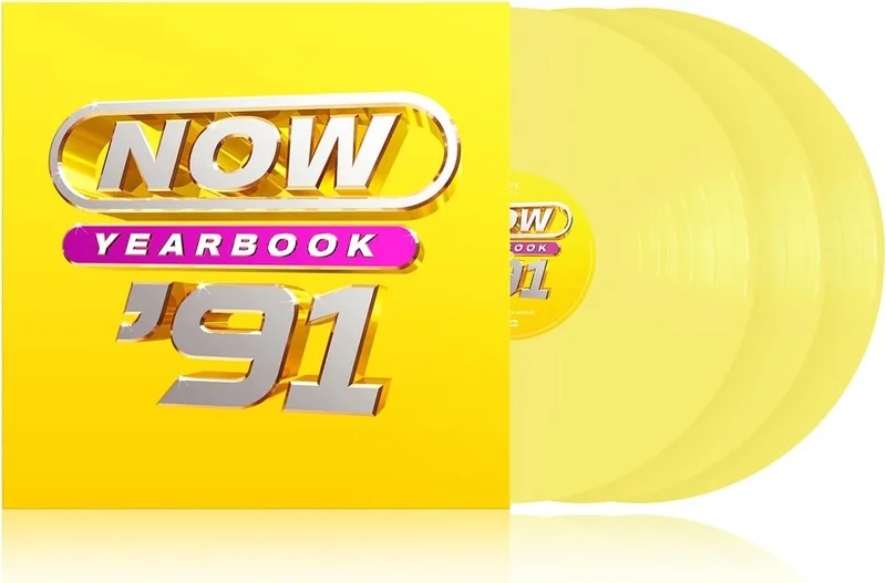 Now That's What I Call Music Now Yearbook 1991 - Yellow Vinyl - Sealed UK 3-LP vinyl set