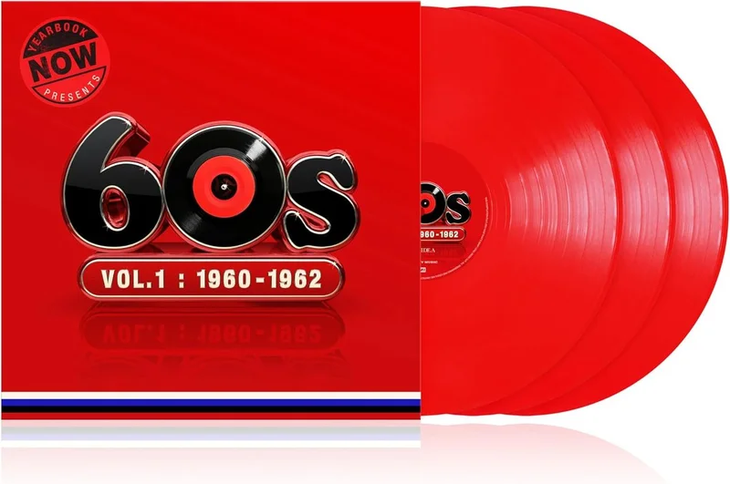 Now That's What I Call Music NOW Yearbook Presents | The 60s Volume 1: 1960-1962 - Red Vinyl - Sealed UK 3-LP vinyl set