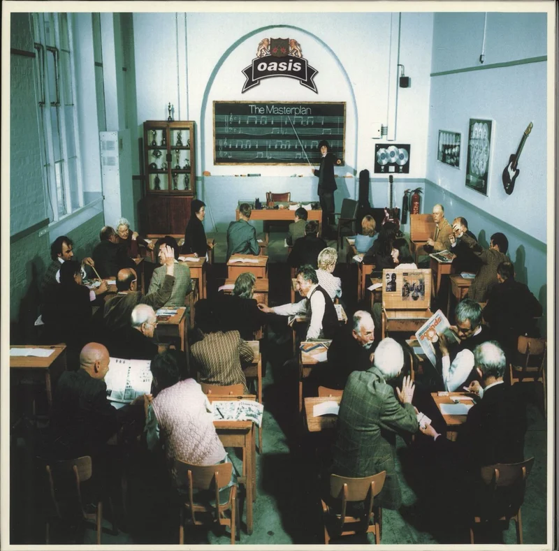 Oasis The Masterplan - Silver Vinyl 25th Anniversary Edition UK 2-LP vinyl set