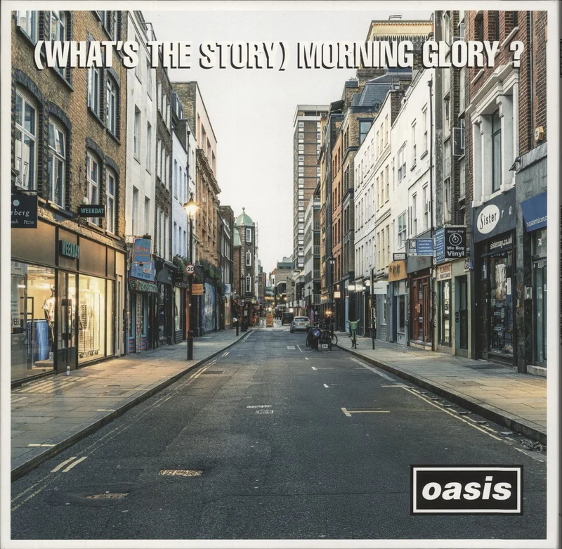 Oasis [What's The Story] Morning Glory? - Blue Marbled [Morning Glory] Vinyl UK 3-LP vinyl set