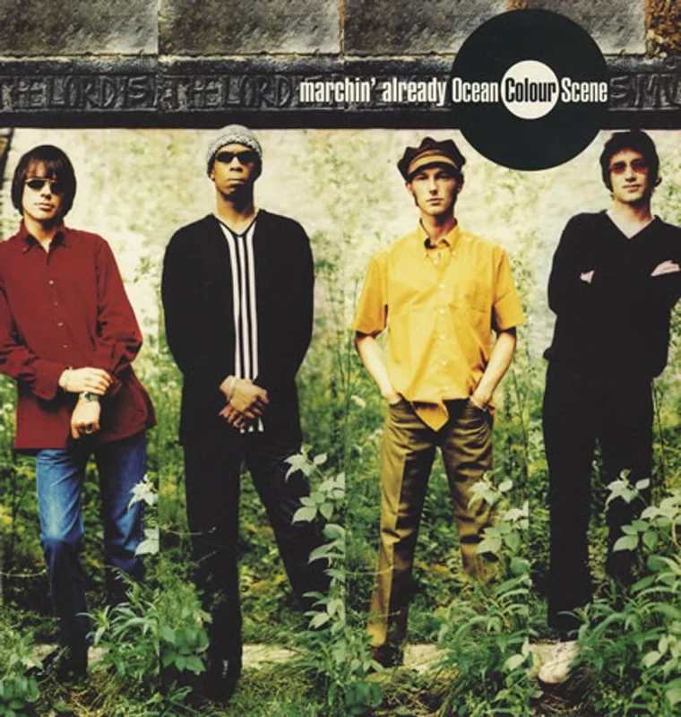 Ocean Colour Scene Marchin' Already UK 2-LP vinyl set