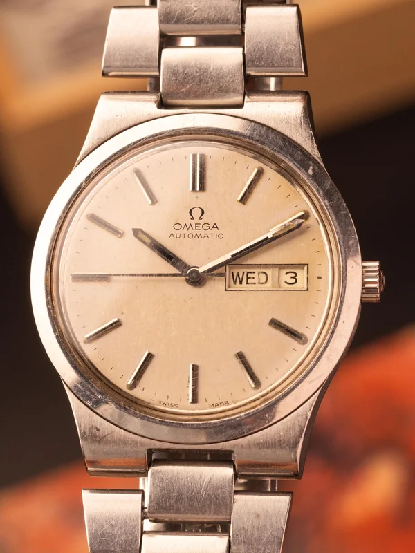 Omega Automatic Silver (Bi-Directional Date Adjustment)  [38mm] Automatic
