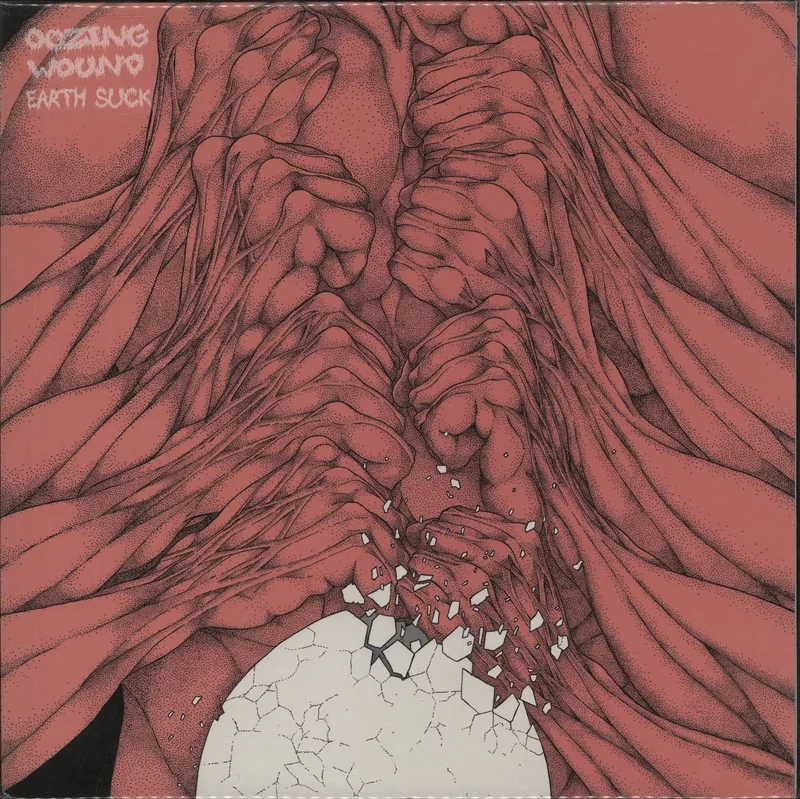 Oozing Wound Earth Suck - Pink Vinyl US Vinyl LP