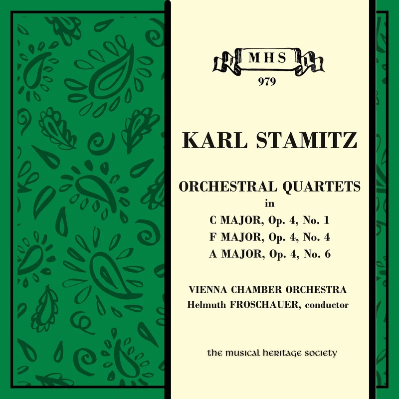 Orchestral Quartet in A Major, Op. 4, No. 6 I. Allegro Poco Moderato