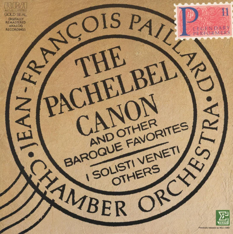 Orchestre De Chambre Jean-Franois Paillard, I Solisti Veneti, Various - The Pachelbel Canon And Other Baroque Favorites