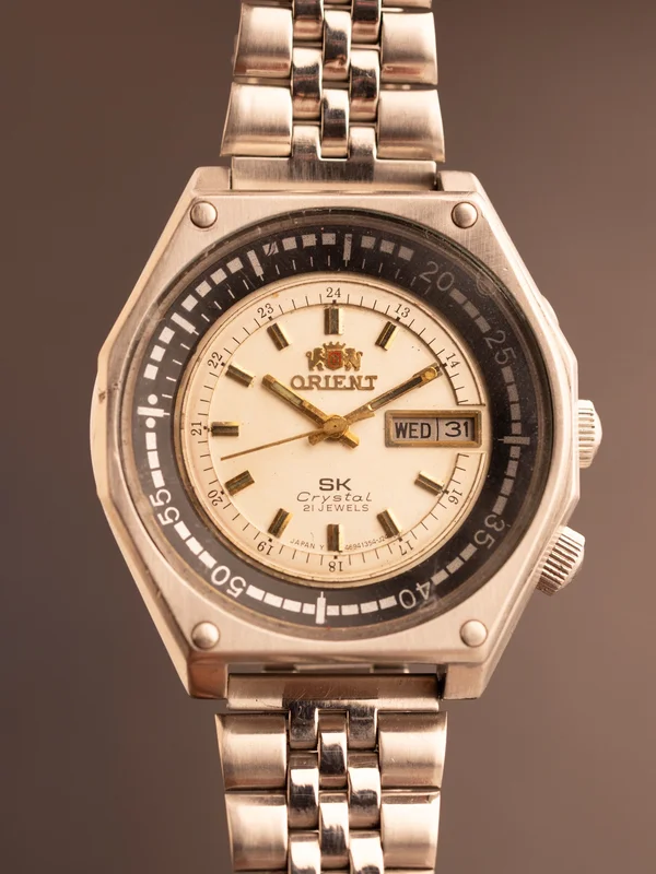 Orient Jumbo Sea King Crystal (Ref. Y-4691350-4A) (42mm; Automatic) (Rare)