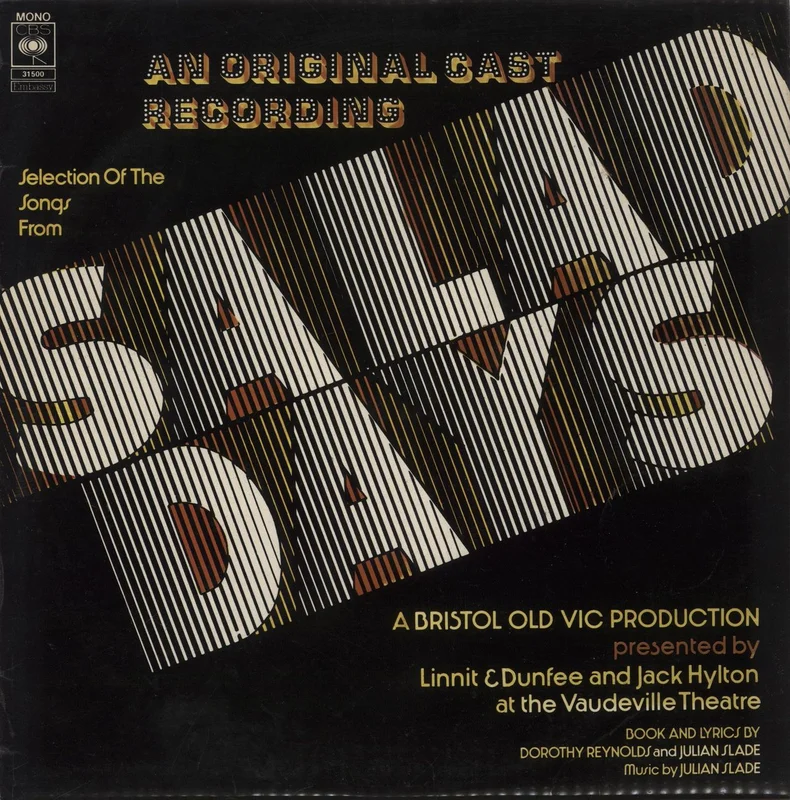 Original Cast Recording Selection Of The Songs From Salad Days UK Vinyl LP