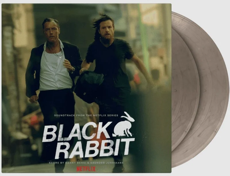 Original Soundtrack Black Rabbit [Music From The Netflix Series] - Crystal Clear & Black Marbled Vinyl UK 2-LP vinyl set