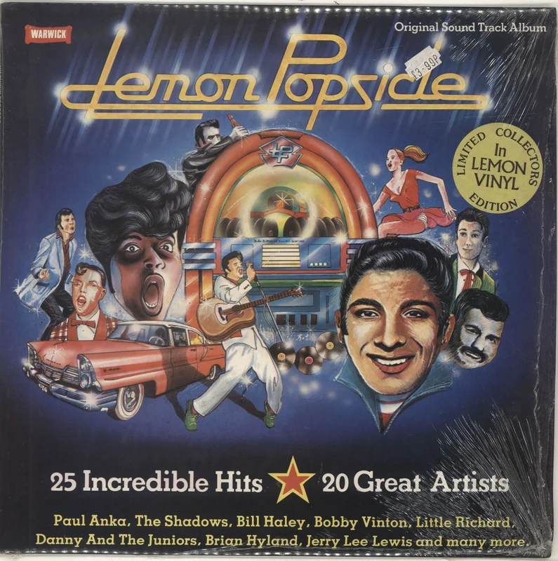 Original Soundtrack Lemon Popsicle - Yellow - Hype Sticker UK Vinyl LP