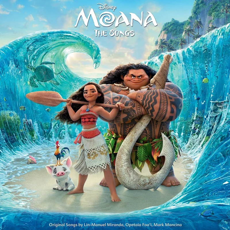 Original Soundtrack Moana The Songs - Black Vinyl - Sealed UK Vinyl LP