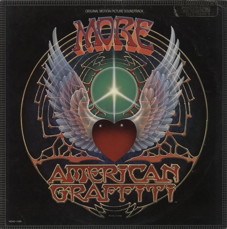 Original Soundtrack More American Graffiti - Gold Promo Stamped Sleeve US 2-LP vinyl set
