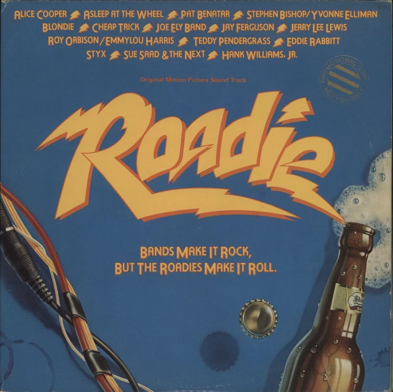 Original Soundtrack Roadie US Promo 2-LP vinyl set