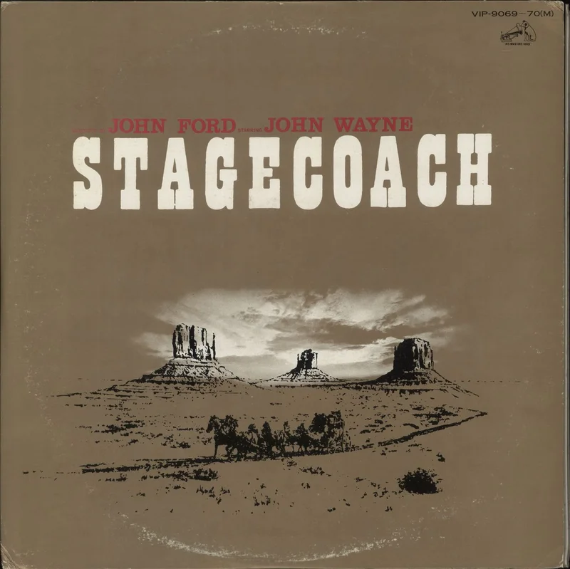 Original Soundtrack Stagecoach Japanese 2-LP vinyl set