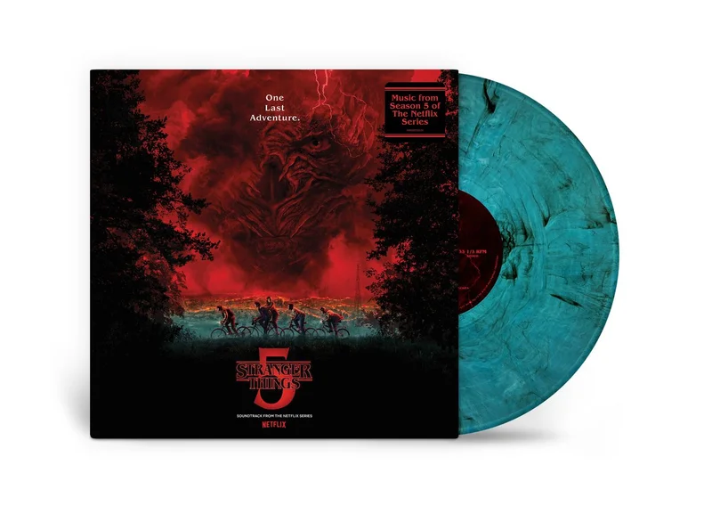 Original Soundtrack Stranger Things 5 - Soundtrack From The Netflix Series - Marble Sea Blue Vinyl - Sealed UK Vinyl LP