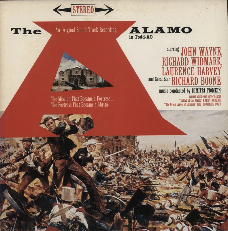 Original Soundtrack The Alamo (In Todd-AO) Japanese Promo Vinyl LP