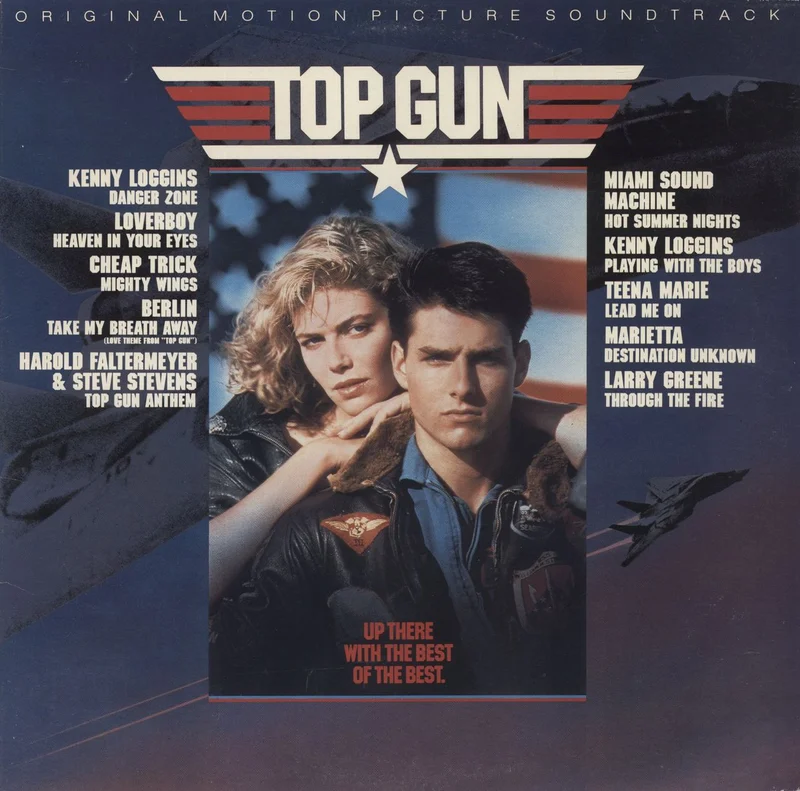 Original Soundtrack Top Gun - Promo Stamp US Promo Vinyl LP