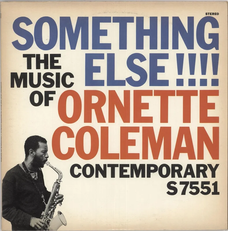 Ornette Coleman Something Else!!!! US Vinyl LP