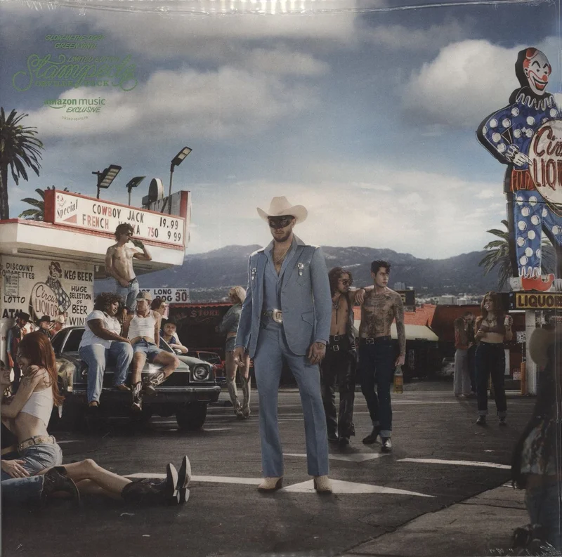Orville Peck Stampede - Glow-In-The-Dark Green Vinyl - Sealed US 2-LP vinyl set