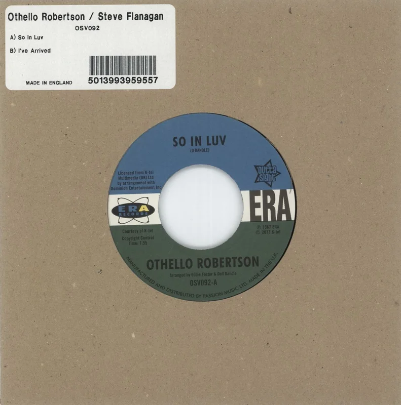 Othello Robertson So In Luv UK 7" vinyl