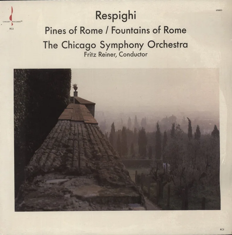 Ottorino Respighi The Fountains Of Rome / The Pines Of Rome US Vinyl LP