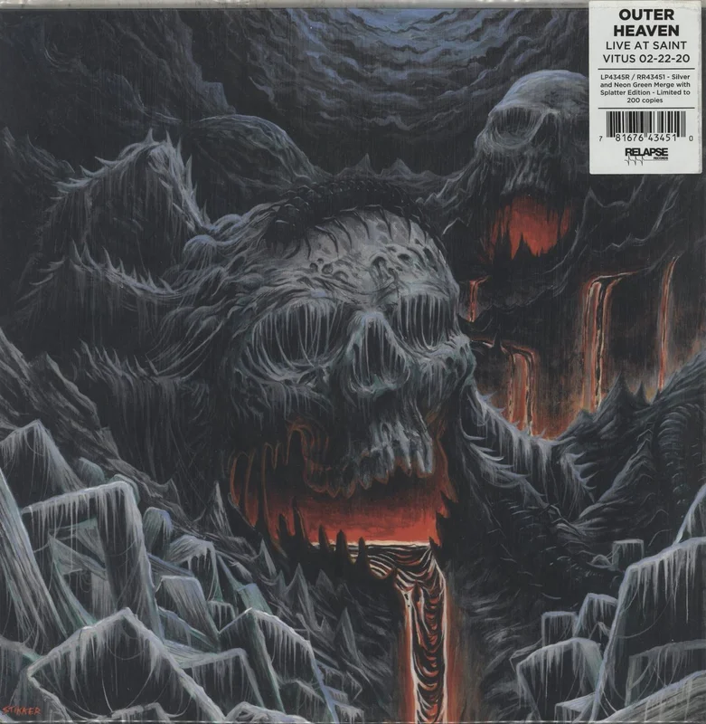 Outer Heaven Live At Saint Vitus Bar, 02-22-20 - Silver & Green Merge Vinyl US Vinyl LP