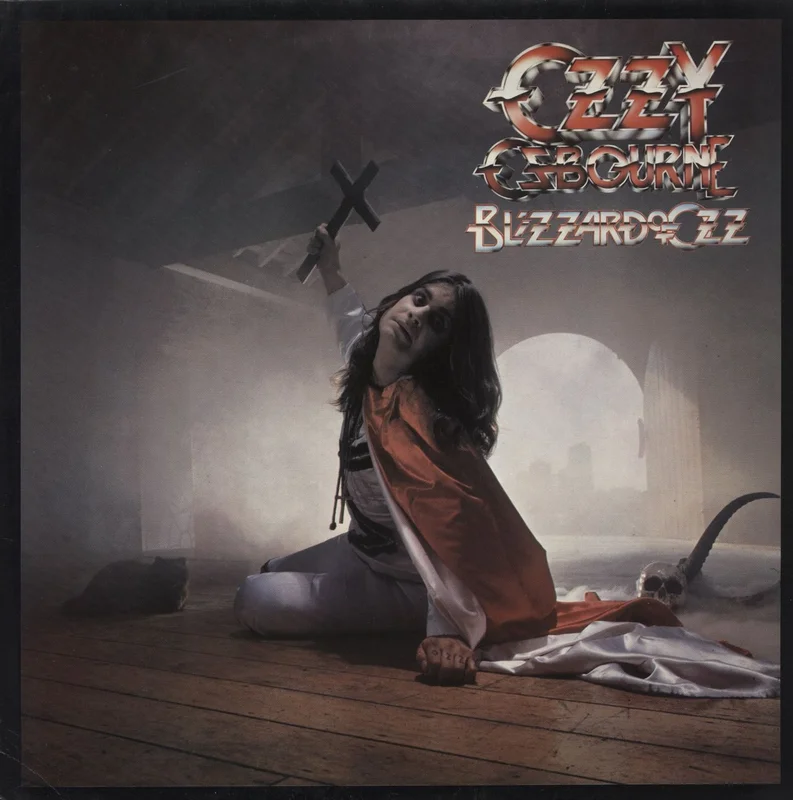 Ozzy Osbourne Blizzard Of Ozz + Insert - EX UK Vinyl LP