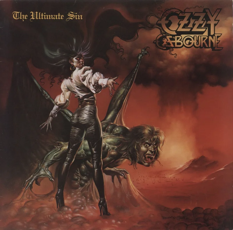 Ozzy Osbourne The Ultimate Sin - VG UK Vinyl LP