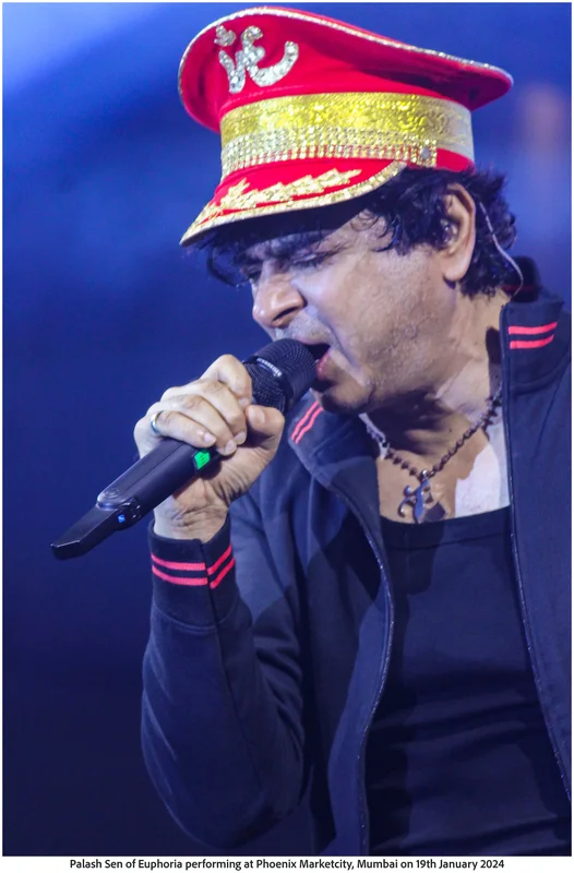 Palash Sen of Euphoria performing at Phoenix Marketcity, Mumbai on 19th January 2024